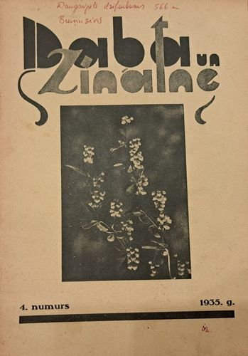 Daba un Zinātne Nr. 4 1935