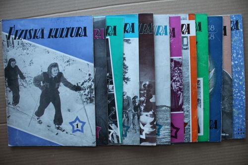 Fiziskā Kultūra. 1948g. Nr. 1-12. (pilns gadagājums).