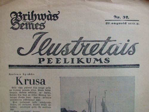 Brīwās Zemes Ilustretais Pielikums. 1935 g. Nr.32