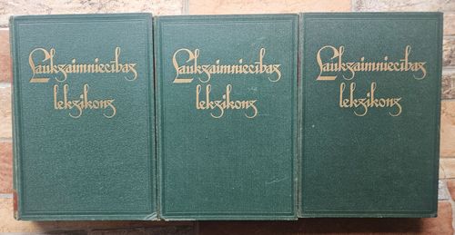 Lauksaimniecibas leksikons 3 sējumos