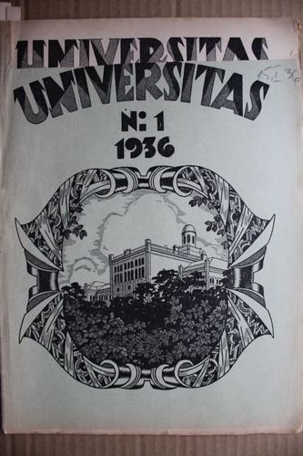 Universitas 1936g. Nr. 1