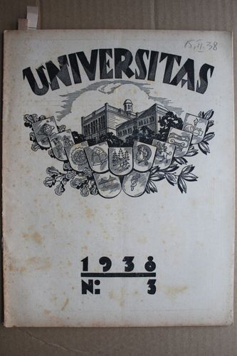 Universitas 1938g. Nr. 3