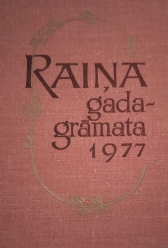 Raiņa gadagrāmata 1977