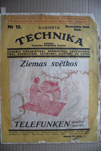 Ilustrētā Technika.  1930g.  Nr.12