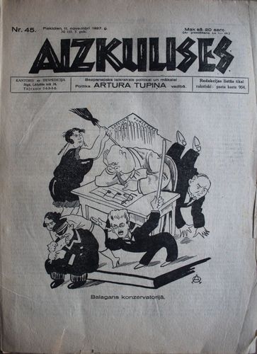 Aizkulises. 1927 g. Nr.45