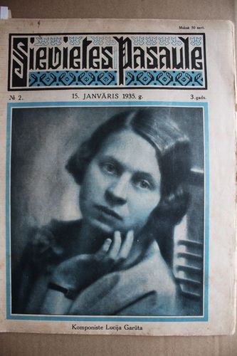 Sievietes  Pasaule. 1935 g. Nr. 2.