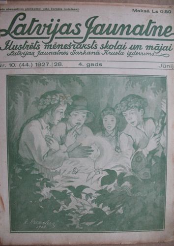 Latvijas Jaunatne.  1927/28 g.Nr. 10(44).