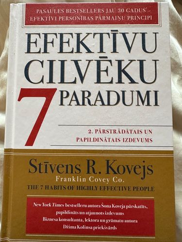 Efektīvu cilvēku 7 paradumi.