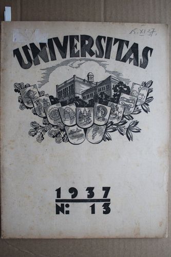 Universitas 1937g. Nr.13