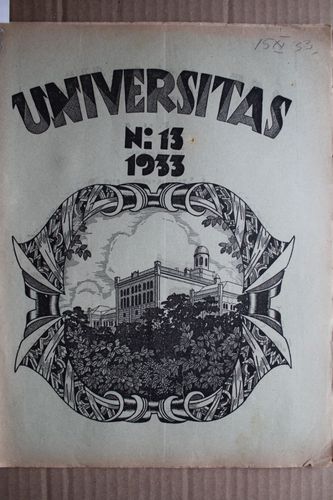 Universitas 1933 g. Nr. 13