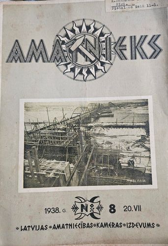 Amatnieks 1938 Nr.8