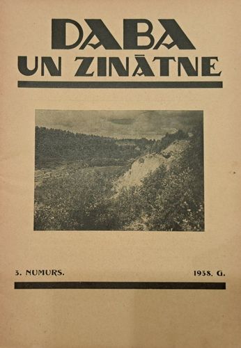 Daba un Zinātne Nr. 3 1938