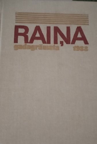 Raiņa gadagrāmata 1988