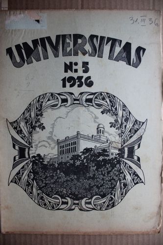 Universitas 1936g. Nr.5