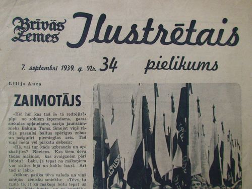 Brīvās Zemes Ilustrētais Pielikums. 1939 g. Nr.34