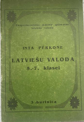 Latviešu valoda 5. - 7. klasei 3. burtnīca
