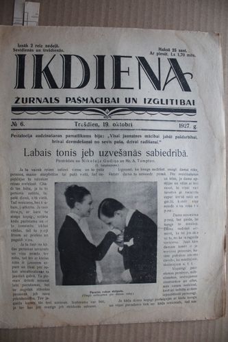 Ikdiena.  1927g. Nr. 6