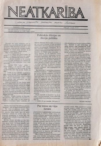 Neatkarība Nr. 14 2/03/1990