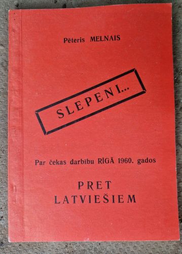 Pret čekas darbību Rīgā 1960. gados 