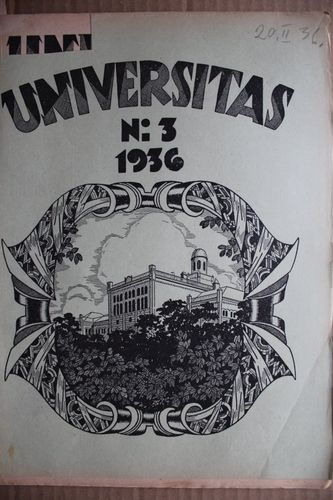 Universitas 1936g. Nr.3