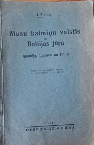 Mūsu kaimiņu valstis un Baltijas jūra
