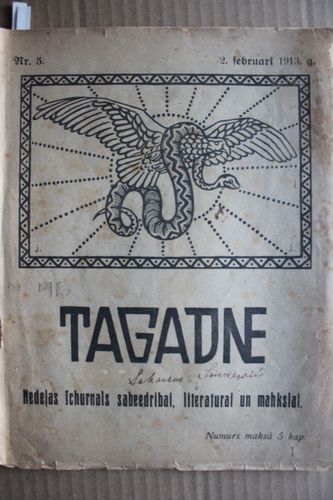Tagadne. 1913 g. Nr.5
