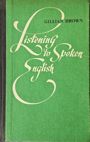 Listening to Spoken English