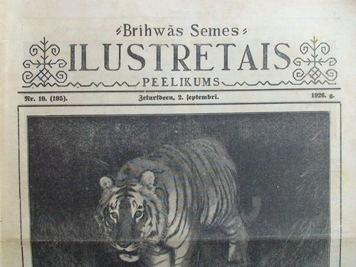 Brīwās Zemes  Ilustretais Pielikums.  1926g. Nr.10