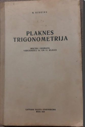 Plaknes trigonometrija