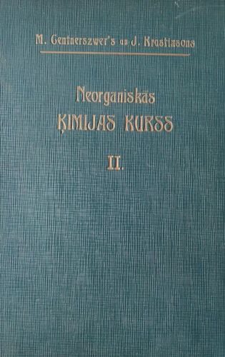 Neorganiskās ķīmijas kurss II
