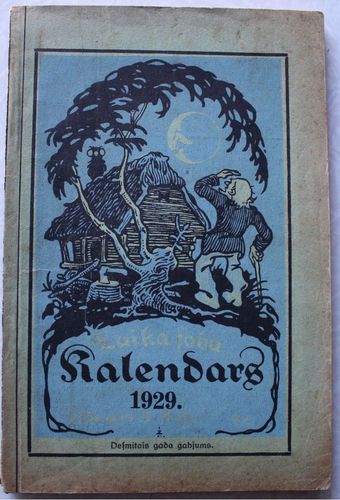 Laika Zoba kalendars 1929. gadam