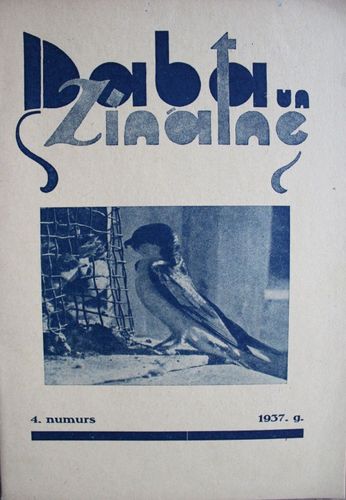 Daba un Zinātne. 1937 g. Nr. 4