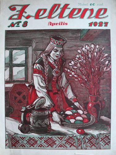 Zeltene. 1927 g. Nr.  8   (ar pielikumu Mazajiem.)