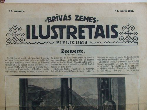 Brīvās Zemes Ilustretais Pielikums. 1927 g. Nr.10