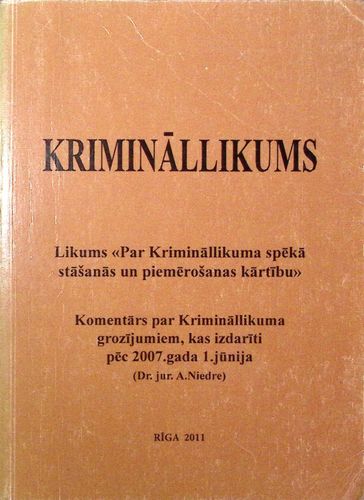 Krimināllikums