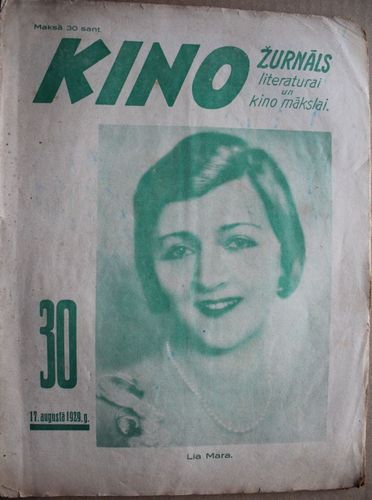 Kino. 1929 g. Nr.30