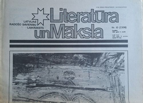 Literatūra un Māksla Nr. 10 11/03/1989
