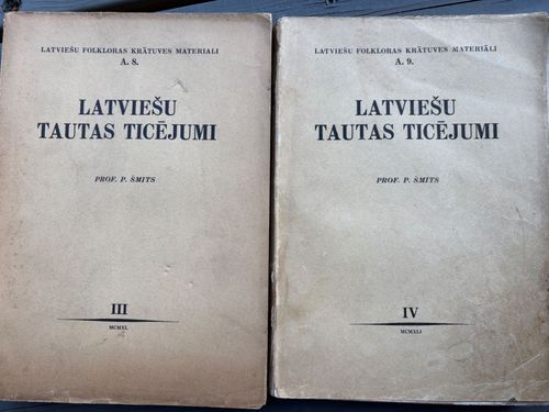 Latviešu tautas ticējumi 3, 4