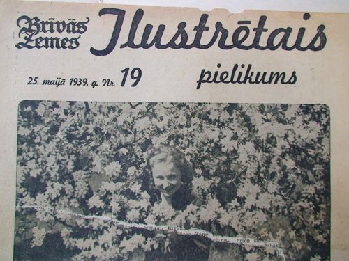 Brīvās Zemes Ilustrētais Pielikums. 1939 g. Nr.19