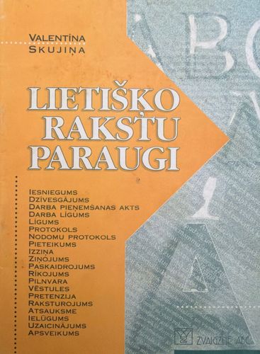 Lietišķo rakstu paraugi