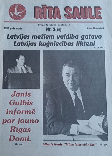 Rīta Saule Nr. 3 3/1997