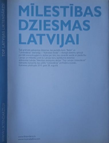 Mīlestības dziesmas Latvijai
