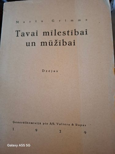 Tavai mīlestībai un mūžībai