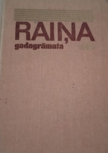 Raiņa gadagrāmata 1985