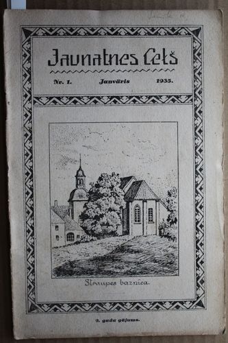 Jaunatnes Ceļš. 1935 g. Nr. 1