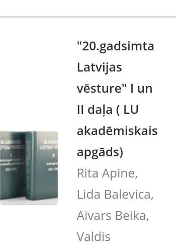 20.gadsimta vēsture. I unII daļa