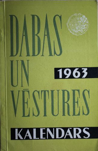 Dabas un vēstures kalendārs 1963