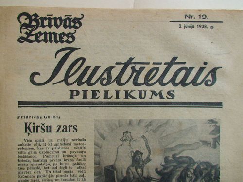 Brīvās Zemes Ilustrētais Pielikums. 1938 g. Nr.19