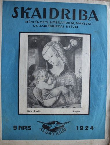 Skaidrība. 1924 g.Nr.9