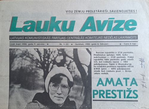 Lauku Avīze 6/02/1988